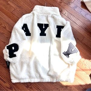 Brand New Oversized Playboy x Pacsun Sherpa Jacket